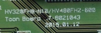 T-CON PARA TV SAMSUNG / NUMERO DE PARTE 44-97712400Y / 47-6021043 / HV320FHB-N10 / DISPLAY HV320FHB-N10 / MODELO UN32N5300AFXZA BZ01 - Imagen 3